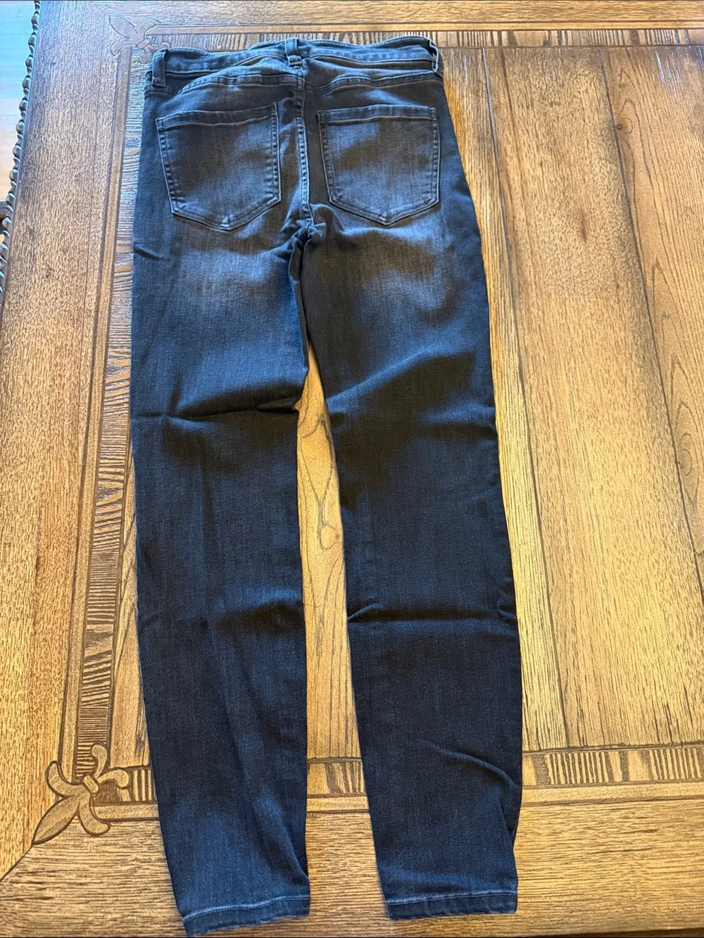 Liverpool Black Washed High-Rise Ankle Skinny Eco Logical Jeans